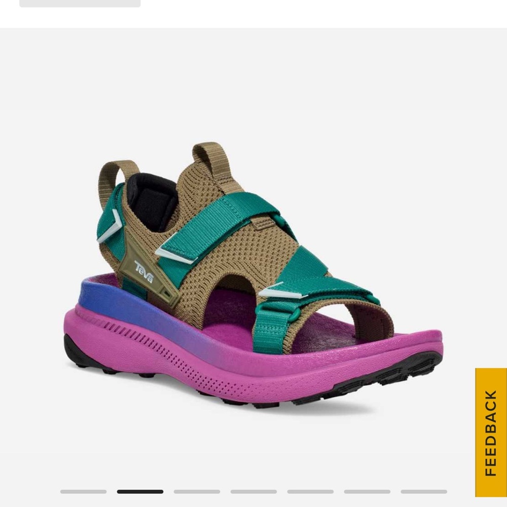 Teva Teal and Pink Hiking Sandals NWOT